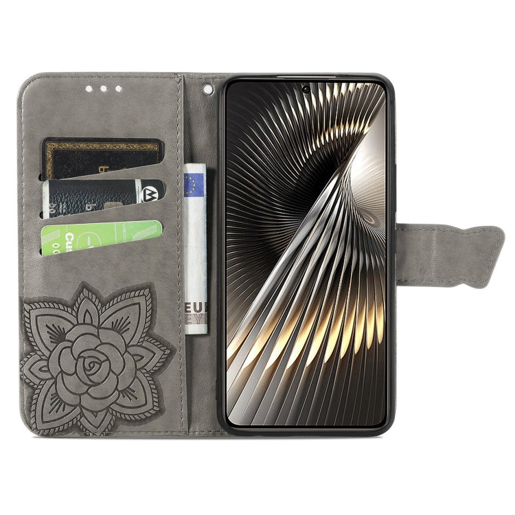 For Xiaomi Redmi Turbo 3 5G Butterfly Love Flower Embossed Leather Phone Case