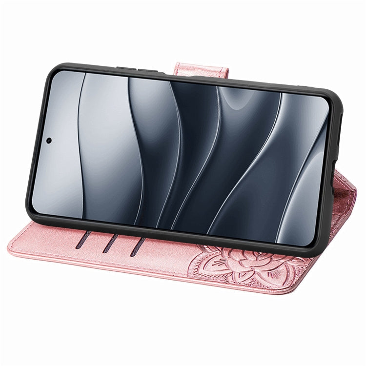 For Xiaomi Redmi Note 14 5G Butterfly Love Flower Embossed Leather Phone Case