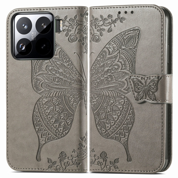 For Xiaomi 15 Butterfly Love Flower Embossed Leather Phone Case