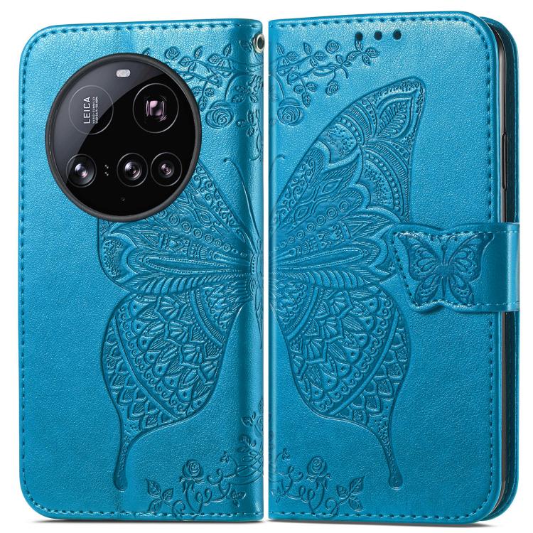 For Xiaomi 15 Ultra Butterfly Love Flower Embossed Leather Phone Case