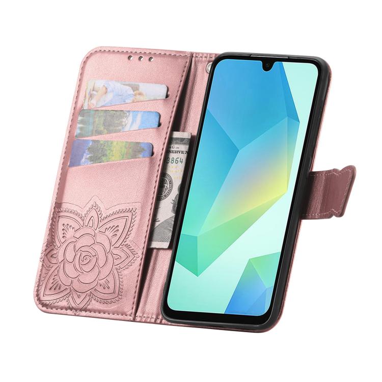 For Xiaomi 17 Butterfly Love Flower Embossed Leather Phone Case