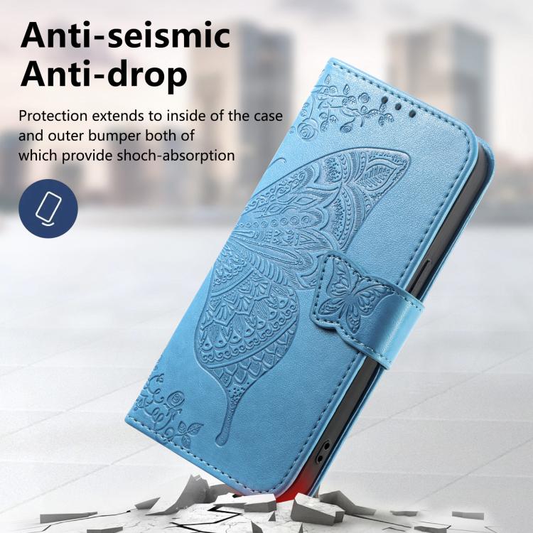 For Xiaomi 17 Butterfly Love Flower Embossed Leather Phone Case