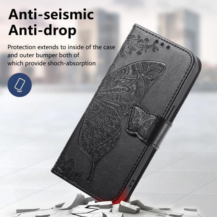 For Xiaomi 17 Butterfly Love Flower Embossed Leather Phone Case