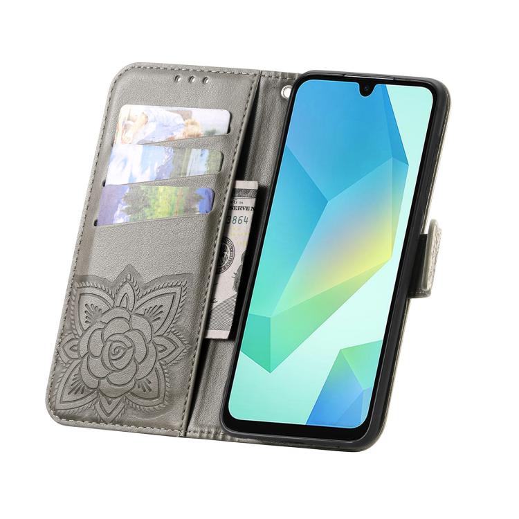 For Xiaomi 17 Butterfly Love Flower Embossed Leather Phone Case