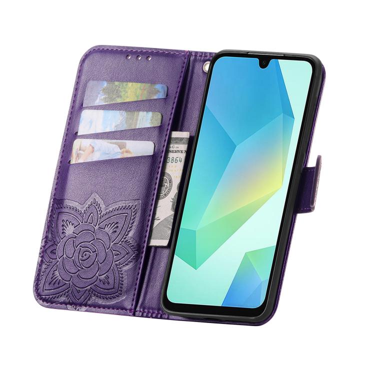 For Xiaomi 17 Butterfly Love Flower Embossed Leather Phone Case