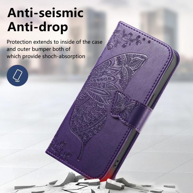 For Xiaomi 17 Butterfly Love Flower Embossed Leather Phone Case