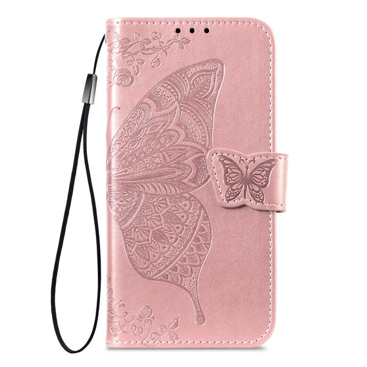 For Redmi 15C 5G / 4G Glodal 171mm Butterfly Love Flower Embossed Leather Phone Case