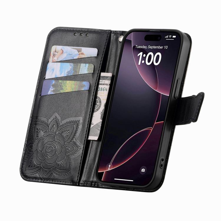 For Xiaomi 17 Pro Max Butterfly Love Flower Embossed Leather Phone Case