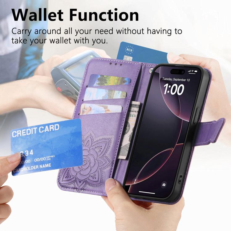 For Xiaomi 17 Pro Max Butterfly Love Flower Embossed Leather Phone Case