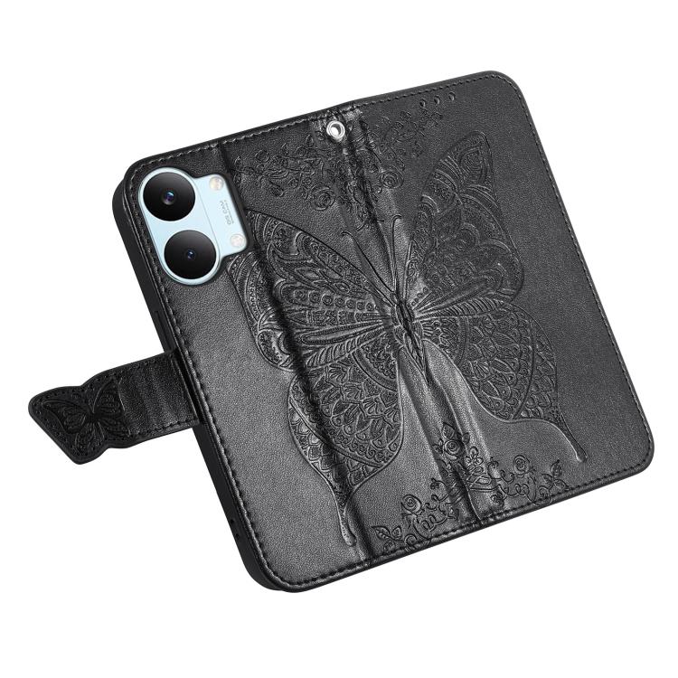 For Redmi Turbo 5 Max 5G Butterfly Love Flower Embossed Leather Phone Case