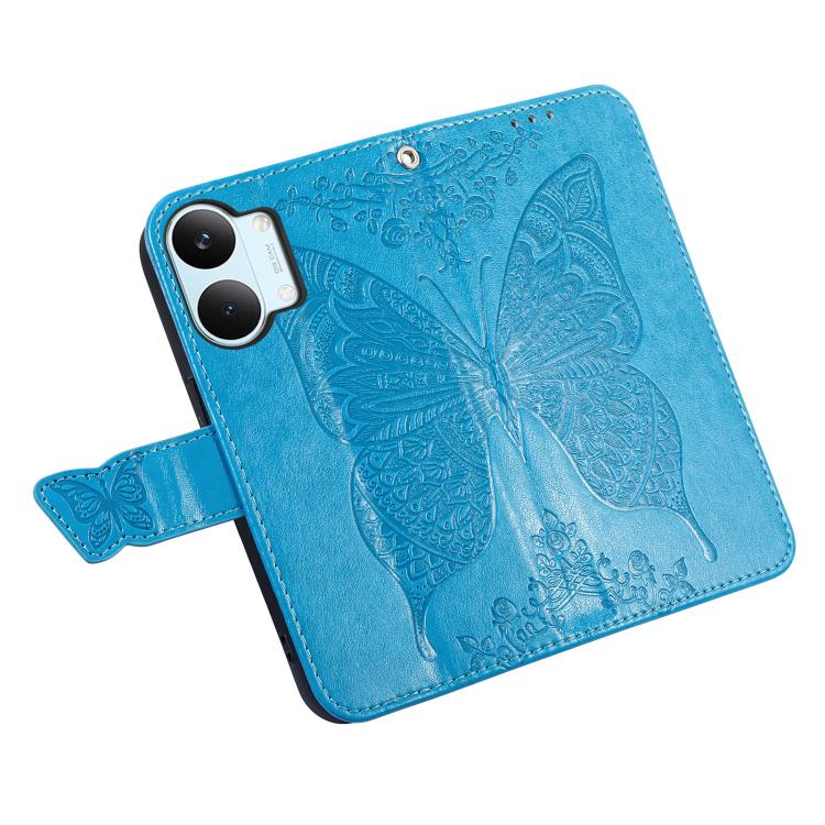 For Xiaomi Poco X8 Pro Max 5G Butterfly Love Flower Embossed Leather Phone Case