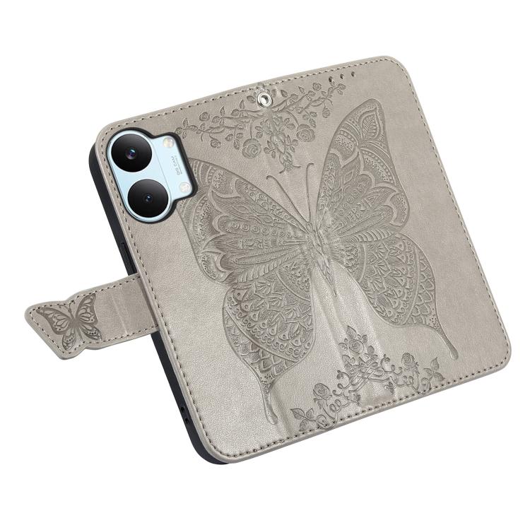 For Xiaomi Poco X8 Pro Max 5G Butterfly Love Flower Embossed Leather Phone Case