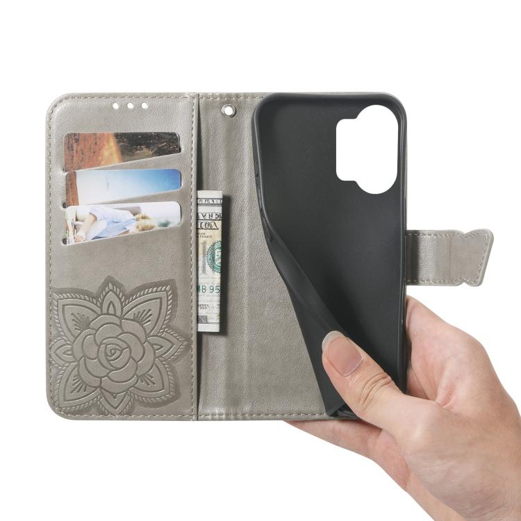 For Xiaomi Poco X8 Pro Max 5G Butterfly Love Flower Embossed Leather Phone Case