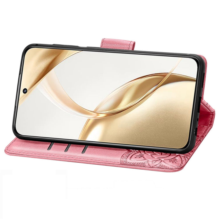 For Honor 200 Butterfly Love Flower Embossed Leather Phone Case