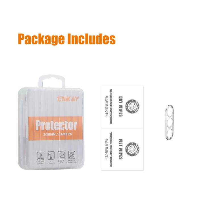 For Samsung Galaxy Z Fold7 ENKAY Hat-Prince 9H Rear Camera Lens Tempered Glass Film