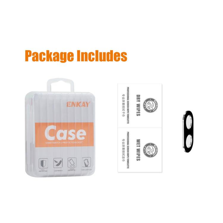For Galaxy Z Flip8 5G ENKAY Hat-Prince 9H Rear Camera Lens Tempered Glass Film