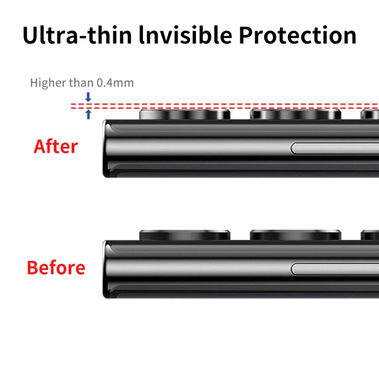 For Samsung Galaxy S25 Ultra 5G 2pcs ENKAY Hat-Prince 9H Rear Camera Lens Tempered Glass Film