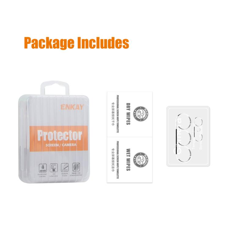 For Samsung Galaxy S26 Ultra 5G 2pcs ENKAY Hat-Prince 9H Rear Camera Lens Tempered Glass Film