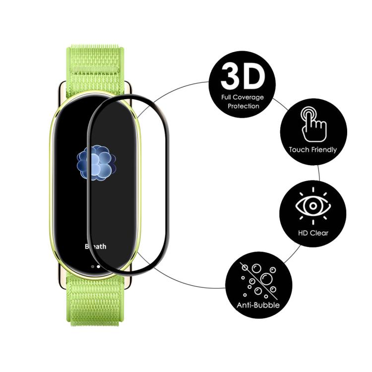 For Xiaomi Smart Band 10 1pcs ENKAY ENKAY 3D Full Coverage Soft PC Edge PMMA HD Screen Film