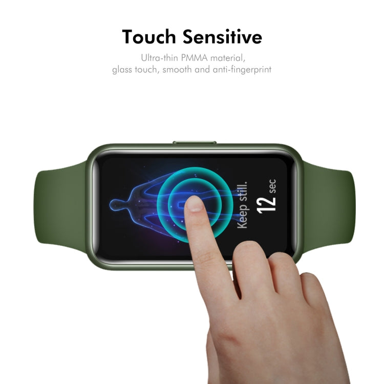 For Xiaomi Smart Band 9 Active 5pcs ENKAY ENKAY 3D Full Coverage Soft PC Edge PMMA HD Screen Film