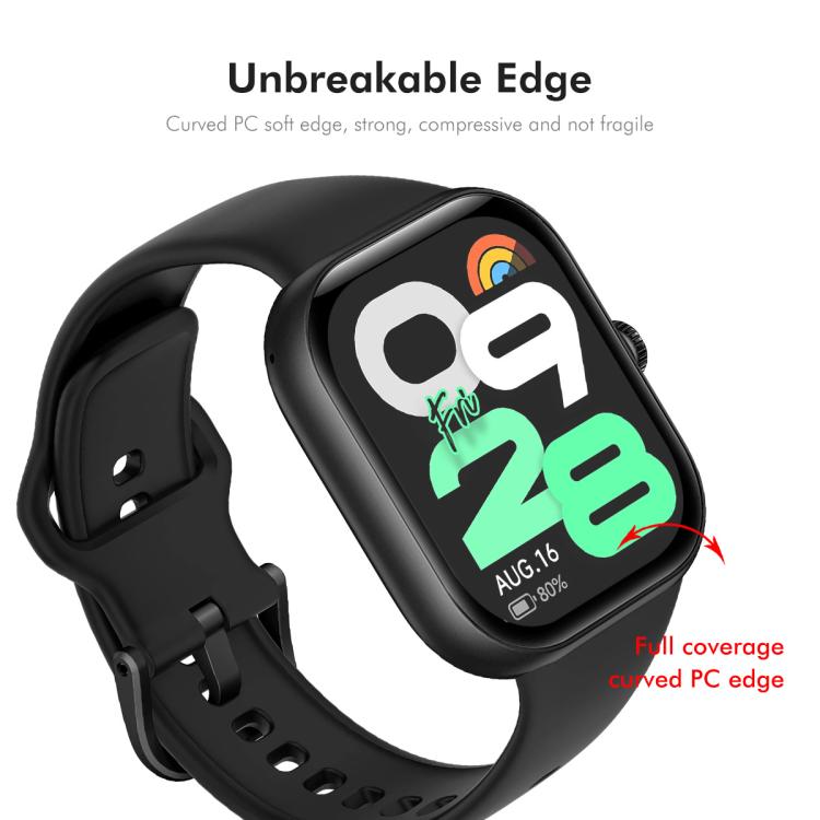 For Redmi Watch Move 5pcs ENKAY ENKAY 3D Full Coverage Soft PC Edge PMMA HD Screen Film