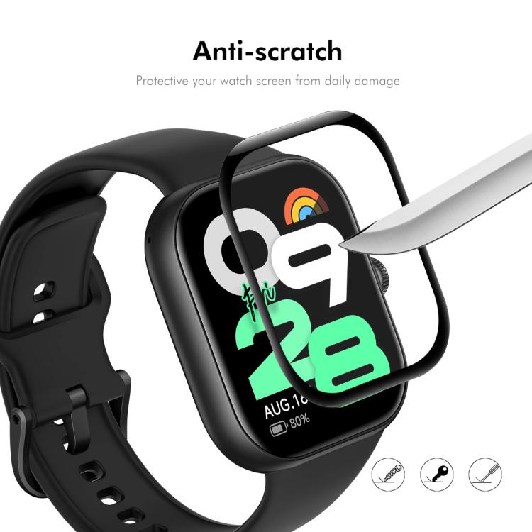 For Redmi Watch Move 5pcs ENKAY ENKAY 3D Full Coverage Soft PC Edge PMMA HD Screen Film