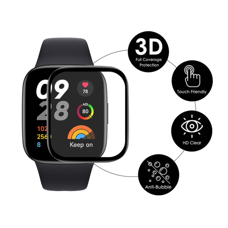 For Redmi Watch 6 10pcs ENKAY ENKAY 3D Full Coverage Soft PC Edge PMMA HD Screen Film