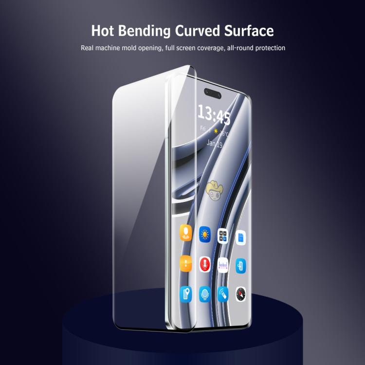 For Honor 400 Pro Global ENKAY Hat-Prince Hot Bending Full Coverage Side Glue Tempered Glass Film
