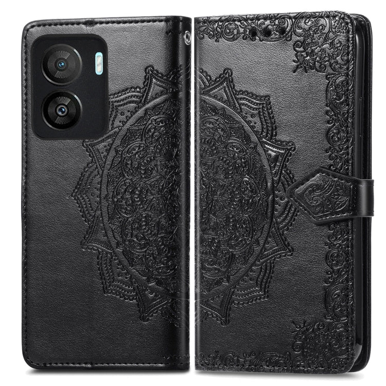 For vivo iQOO Z7 Mandala Flower Embossed Leather Phone Case