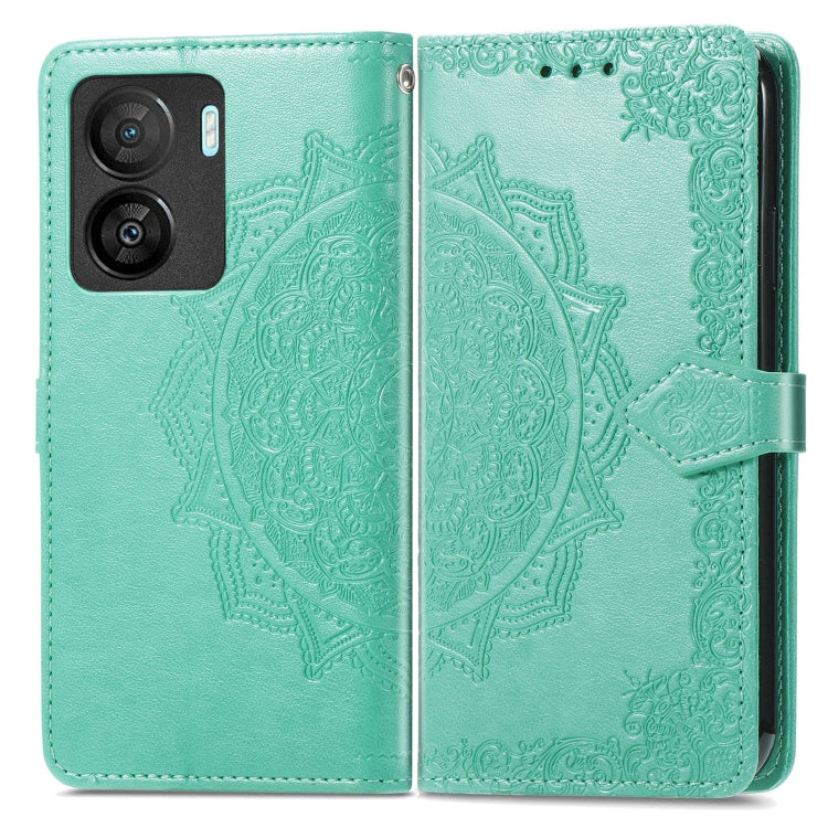For vivo iQOO Z7 Mandala Flower Embossed Leather Phone Case