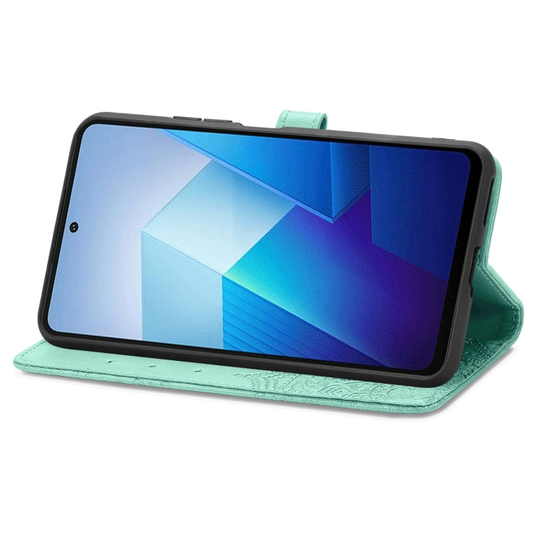 For vivo iQOO Z7 Mandala Flower Embossed Leather Phone Case