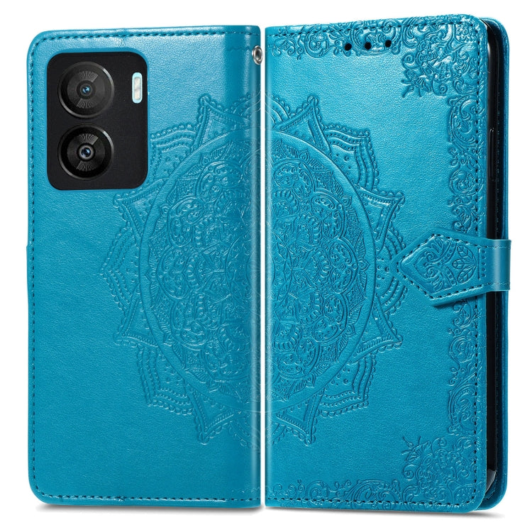 For vivo iQOO Z7 Mandala Flower Embossed Leather Phone Case