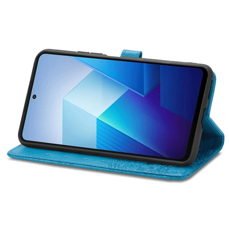 For vivo iQOO Z7 Mandala Flower Embossed Leather Phone Case