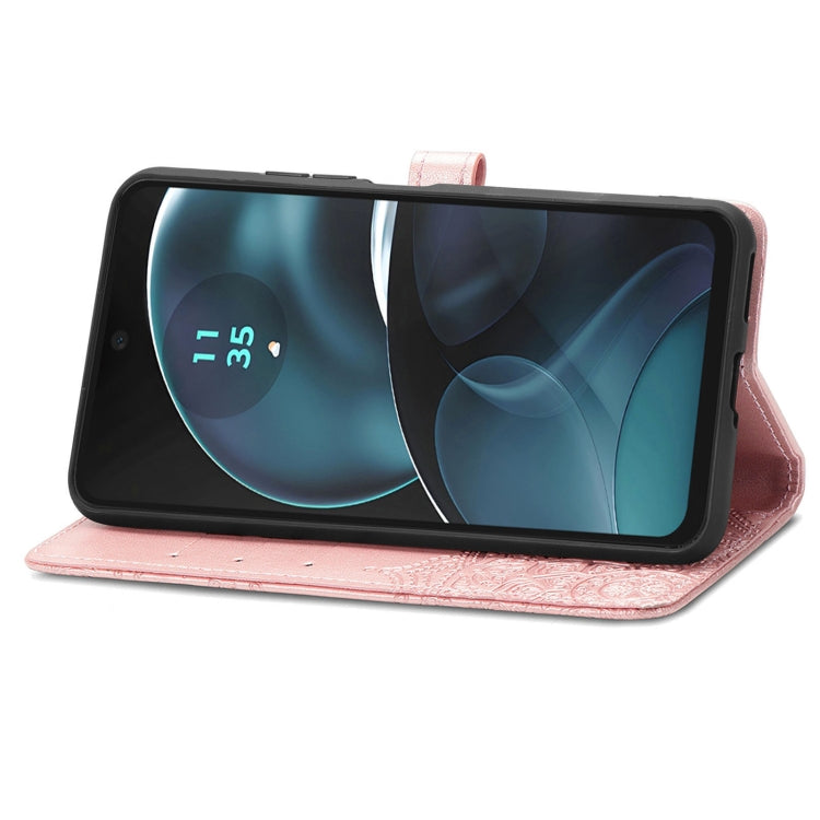 For Motorola Moto G14 Mandala Flower Embossed Leather Phone Case