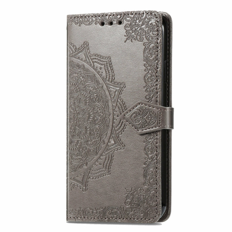 For Motorola Moto G Play 2024 Mandala Flower Embossed Leather Phone Case