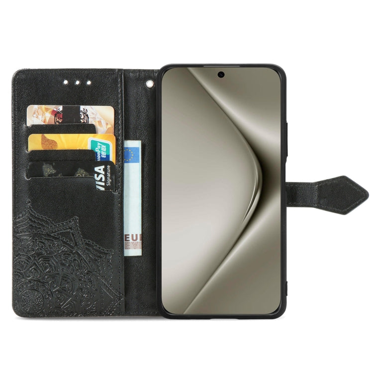 For Huawei Pura 70 Mandala Flower Embossed Leather Phone Case