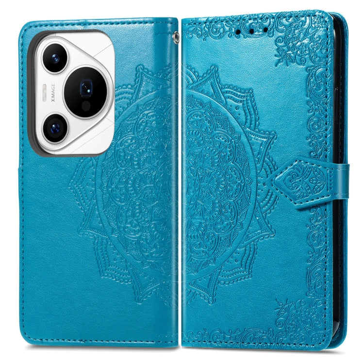 For Huawei Pura 70 Pro Mandala Flower Embossed Leather Phone Case