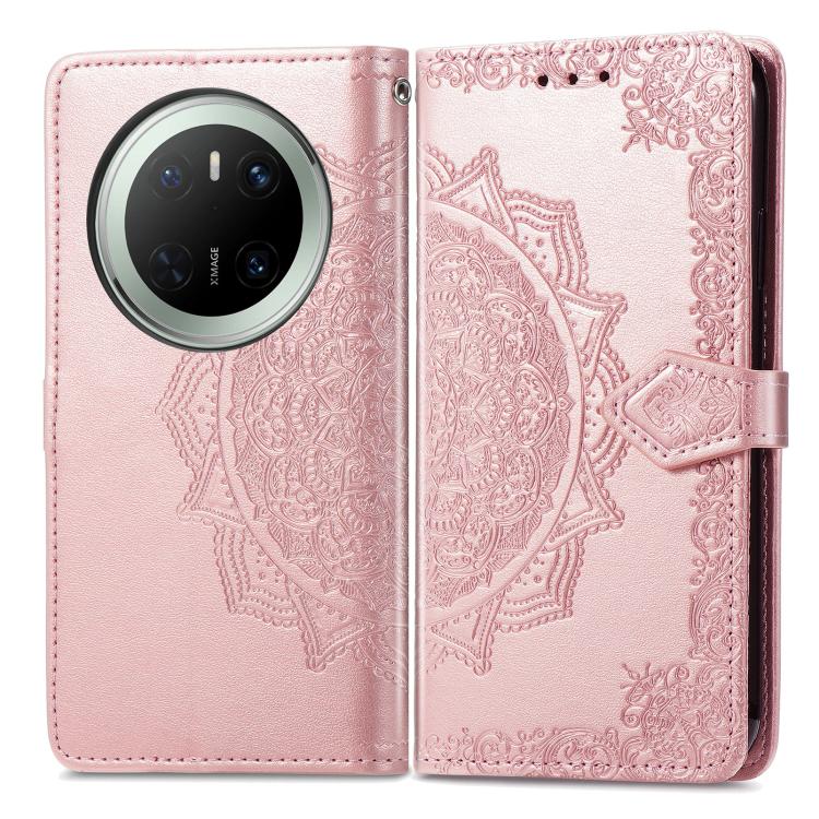 For Huawei Mate 70 Mandala Flower Embossed Leather Phone Case