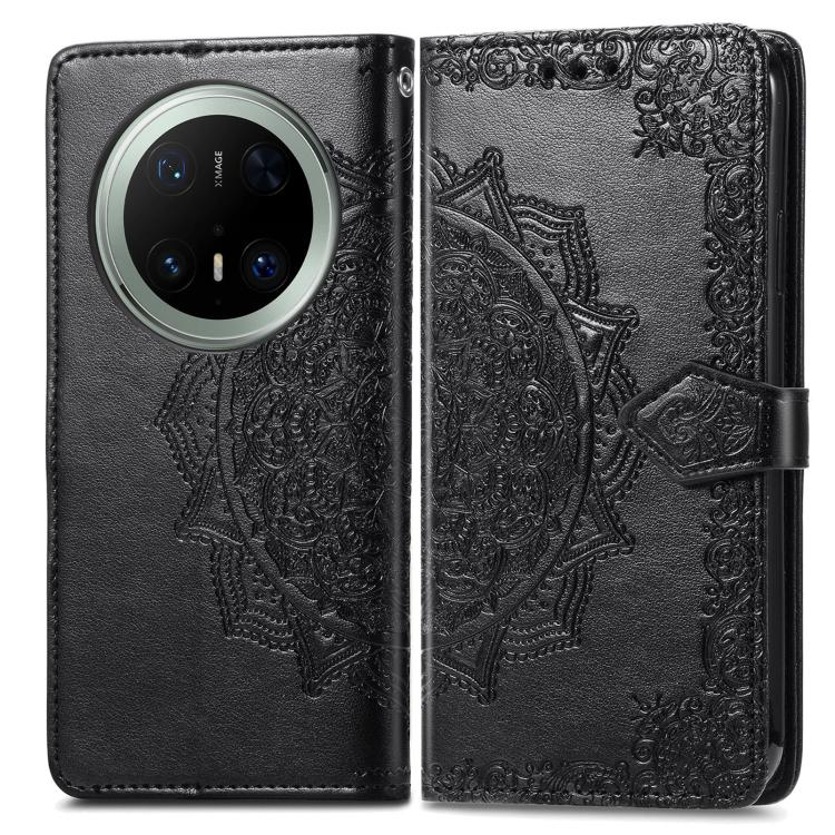 For Huawei Mate 70 Pro Mandala Flower Embossed Leather Phone Case