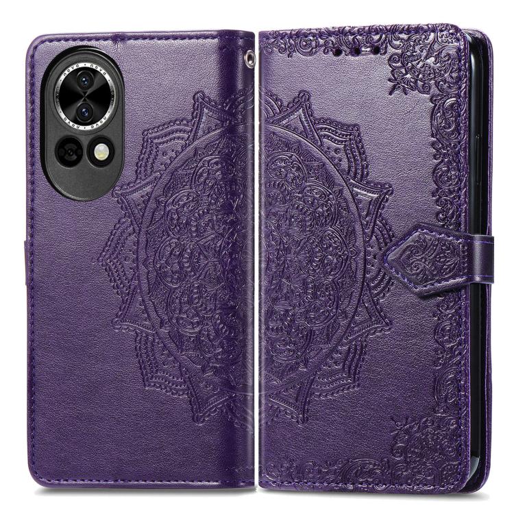 For Huawei nova 13 Mandala Flower Embossed Leather Phone Case