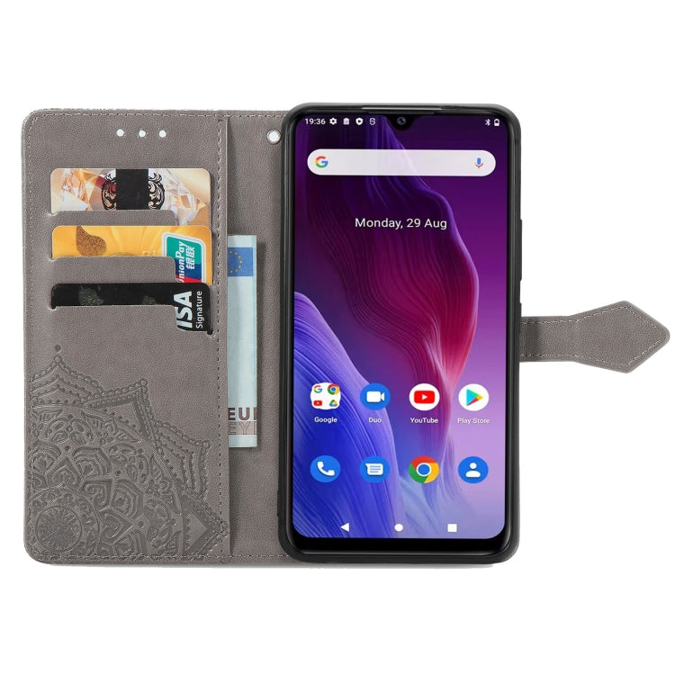 For Cubot P60 Mandala Flower Embossed Leather Phone Case