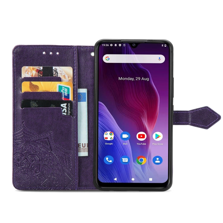 For Cubot P60 Mandala Flower Embossed Leather Phone Case