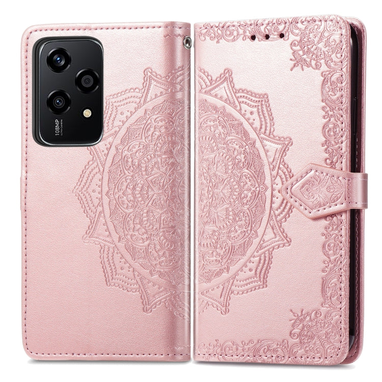 For Honor 200 Lite Global Mandala Flower Embossed Leather Phone Case