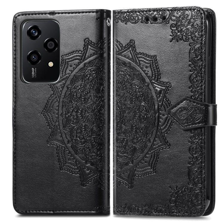 For Honor 200 Lite Global Mandala Flower Embossed Leather Phone Case