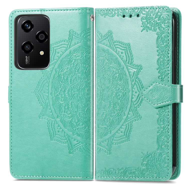 For Honor 200 Lite Global Mandala Flower Embossed Leather Phone Case