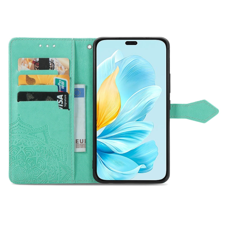 For Honor 200 Lite Global Mandala Flower Embossed Leather Phone Case