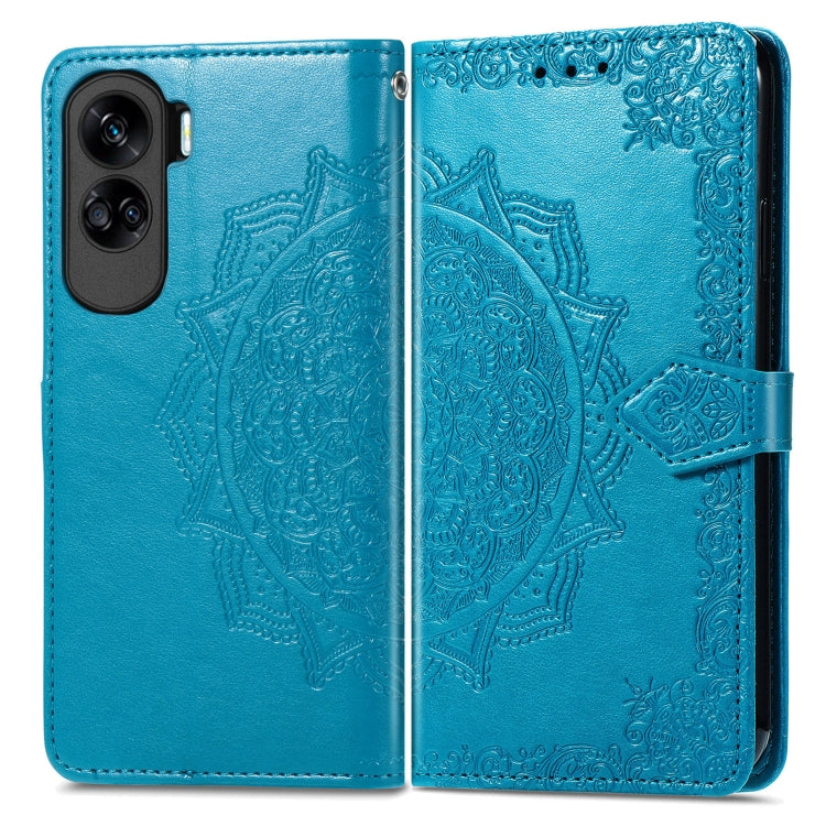 For Honor 90 Lite Mandala Flower Embossed Leather Phone Case