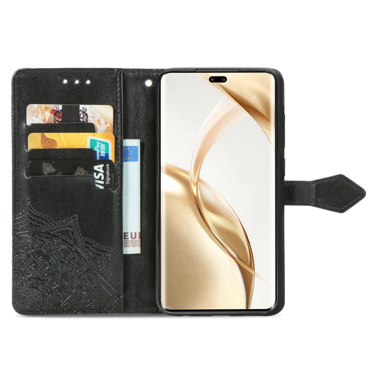 For Honor 200 Pro Mandala Flower Embossed Leather Phone Case