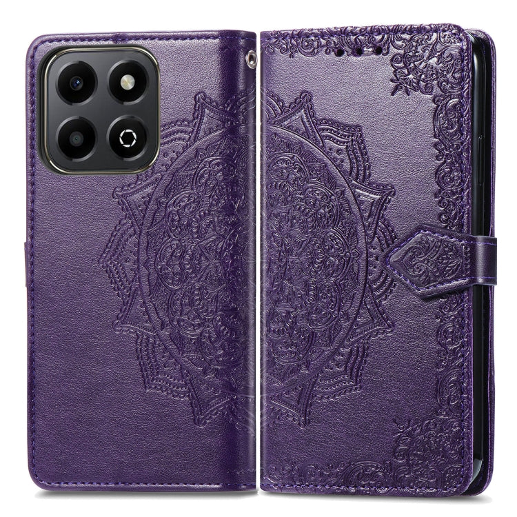 For Honor 200 Smart Mandala Flower Embossed Leather Phone Case