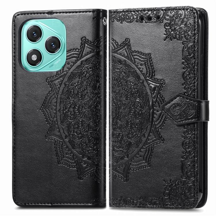 For Honor 400 Lite Global Mandala Flower Embossed Leather Phone Case